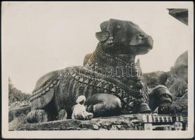 1934 Indiában készült 3 db vintage sajtófotó, angol nyelven feliratozva, 13x18 cm / 3 photos from In...