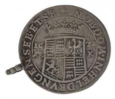 Német Államok / Mansfeld-Bornstedt 1672AB-K 1/3 Tallér Ag "Franz Maximilian és Heinrich Franz&q...