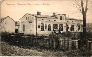 Karwin, Karwina; Joh. Ullmanns Restauration / restaurant (fa)