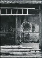 1962 Nagy Zoltán (1943) 2 db feliratozott vintage fotóművészeti alkotása a kortárs magyar fotóművész...