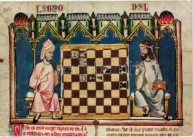 8 db főleg MODERN sakk motívumlap, közte pár régi / 8 MODERN chess motive cards, among them a few pr...