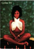 8 db MODERN erotikus sakk képeslap / 8 MODERN erotic chess postcards