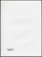 cca 1983 Menesdorfer Lajos (1941-2005) hagyatékából 3 db pecséttel jelzett, vintage fotóművészeti al...