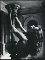 cca 1981 Menesdorfer Lajos (1941-2005) hagyatékából 3 db vintage fotóművészeti alkotás, feliratozva ...