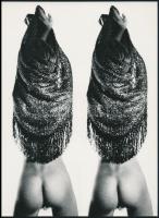 cca 1981 Menesdorfer Lajos (1941-2005) hagyatékából 3 db vintage fotóművészeti alkotás, feliratozva ...