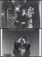 cca 1966 Beatles együttes, Fekete György (1904-1990) budapesti fényképész hagyatékából 4 db mai nagy...