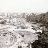 cca 1970 Budapest, a Moszkva tér átépítése, Kotnyek Antal (1921-1990) fotóriporter hagyatékából 1 db vintage negatív, 6x6 cm