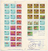 1989. "Iskolai Takarékbélyeg Gyűjtőlap" 306Ft-nyi bélyeggel, beváltva T:III