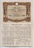 Budapest 1906. "Pesti Hazai Első Takarékpénztár-Egyesület" nyereménykötvénye 100K-ról, mag...