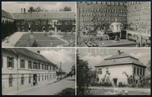 cca 1955 Herendi Porcelángyár termékei, Kotnyek Antal (1921-1990) fotóriporter hagyatékából 12 db vi...