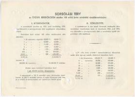 1954. "Ötödik Békekölcsön" nyereménykölcsön 500Ft-ról, szárazpecséttel, sorszám nélkül &qu...
