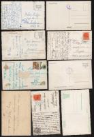 cca 1940 Erdély, 8 db fotólap + 4 db privát fotó, 8,5x13,5 cm