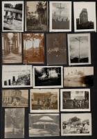 1932 Brazíliában készült, feliratozott, 33 db vintage fotó, 6x9 cm / 1932 Brazil, 33 vintage photos, 6x9 cm