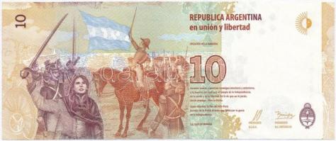 Argentína 2015. 10P T:I,I-
Argentina 2015. 10 Pesos C:UNC,AU