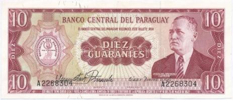 Paraguay 1952. 10G T:II Paraguay 1952. 10 Guaraníes C:XF