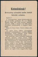 cca 1916 3 db katonáknak szóló kis könyvecske