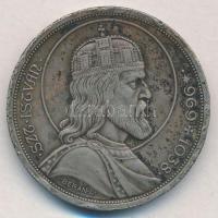 1938. 5P Ag "Szent István" T:2- ph., patina  Adamo P8.1