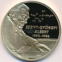 ifj. Szlávics László (1959-) 2011. Nagy Magyarok / Szent-Györgyi Albert 1893-1986 aranyozott Cu emlékérem (40mm) T:PP