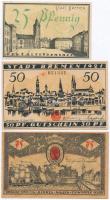 Németország / Weimari Köztársaság / Bréma 1921. 25pf + 50pf + 75pf  városi pénzek T:I,I- kis fo.
Ge...