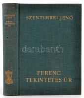 Szentimrei Jenő: Ferenc tekintetes úr. Kölcsey Ferenc életregénye. Bp., é.n, Athenaeum. Kiadói egészvászon-kötés, kis sérülésekkel a gerincen.