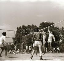 cca 1960 Sinka Antal hagyatékából 13 db vintage negatív (6x6 cm), hozzáadva 3 db modern képeslapot a...