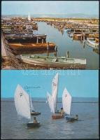 cca 1960 Sinka Antal hagyatékából 13 db vintage negatív (6x6 cm), hozzáadva 3 db modern képeslapot a...