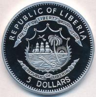 Libéria 2009. 5$ "Nagy Hadvezérek - Bonaparte Napóleon" multicolor, tanúsítvánnyal T:PP
L...