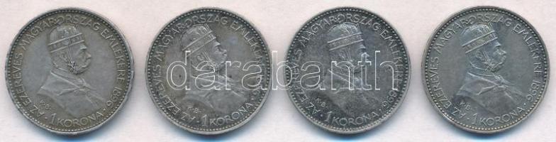 1896KB 1K Ag "Millenium" (4x) T:2,2- patina
Adamo K5.2