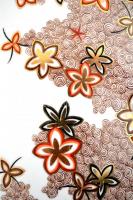 Zsolnay mokkás csésze ( 3 db) és jelzés nélküli tálca cukortartó, kézzel festett, jelzett (csak a Zs...