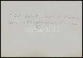 Az I. világháború hadszíntereiről, hadba vonuló budapesti katonákról készített fotók későbbi nagyítá...