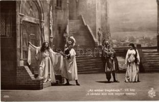 Az ember tragédiája, jelenetek az előadásból - 12 db régi képeslap / 12 pre-1945 postcard