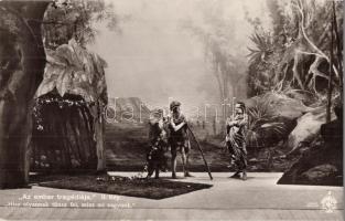 Az ember tragédiája, jelenetek az előadásból - 12 db régi képeslap / 12 pre-1945 postcard