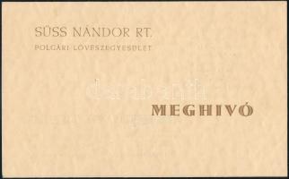 Vegyes nyomtatvány tétel, 1 db: 
1926 Szállodások Nemzetközi Egyesületének 51-ik közgyűlése alkalmá...