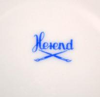 Herendi virág mintás hiányos teás készlet, kézzel festett, jelzett, hibátlan