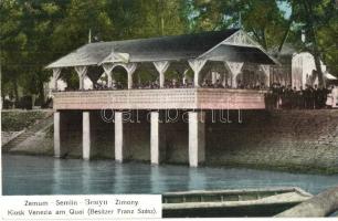 Zimony, Zemun, Semlin - 3 db régi városképes lap / 3 pre-1945 town-view postcards
