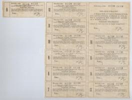 Budapest 1918. "Magyar Erdő- és Faüzem Részvénytársaság" huszonöt részvénye egyben 200K-ró...