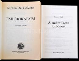2 db könyv Mindszenty Józsefről:
Mindszenty József: Emlékirataim. Bp., 1989, Apostoli Szentszék Kön...