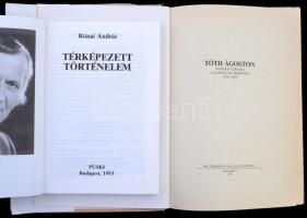 Vegyes könyvtétel, 2 db: 
Rónai András: Térképezett történelem. Bp., 1993, Püski. Kiadói papírkötés...