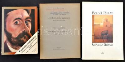 Vegyes könyvtétel, 8 db: 
Csontváry-emlékkönyv. Válogatás Csontváry Kosztka Tivadar írásaiból és a ...