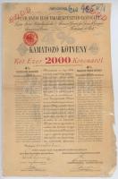 Budapest 1899-1941. 8xklf kölcsön kötvény és nyereménykötvény tétel, közte 1906. "A Magyar Jelz...