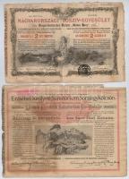 Budapest 1886. "Egyházi Műemlék Alap" sorsjegykölcsön 5Ft-ról a lipótvárosi bazilika felép...