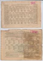 Budapest 1886. "Egyházi Műemlék Alap" sorsjegykölcsön 5Ft-ról a lipótvárosi bazilika felép...