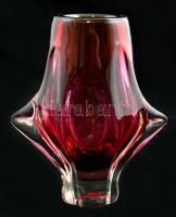 Üveg tétel : Bohemia ólomkristály gyertyatartó (párban), bonbonier (apró csorbával), ólomkristály ha...