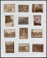 cca 1914-1918 72 darabos fényképsorozat az I. világháborúból rendkívül érdekes fotókkal. Magyar kato...