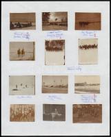 cca 1914-1918 72 darabos fényképsorozat az I. világháborúból rendkívül érdekes fotókkal. Magyar kato...