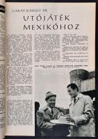 1968 Labdarúgás. XIV. évf. 1-12 számok. Papírkötésben. Jó állapotban