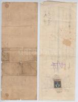 Jászberény / Kiskunhalas 1900-1935. 6db részben illetve egészen kitöltött váltó, bélyegekkel és bély...