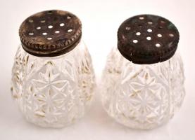 Régi alpakka és réz tárgyak: több jelzett (Berndorf, Hacker), tálkák, kínálókosár, tartók, stb, össz...