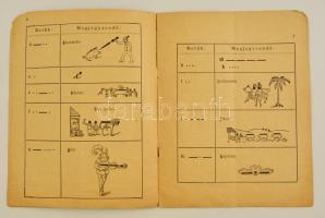 Bárdosy Coriolan: Morsejelek képekben a hadsereg optikai távjelzőszolgálat részére. Rajzokkal ellátt...