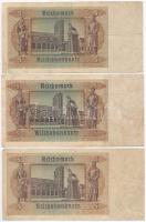 Német Harmadik Birodalom 1942. 5M (3x) T:III
German Third Reich 1942. 5 Mark (3x) C:F